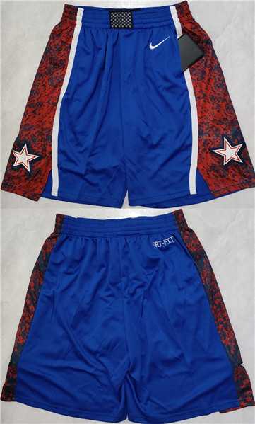 Mens Team USA Royal Red Shorts->nba shorts->NBA Jersey